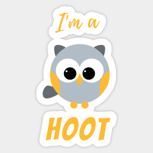 I'm a Hoot - Owl Sticker